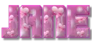 Pink and Purple hearts - Jane