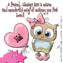 Owl - Friend - Balloon - Star