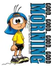 GOOD MORNING, CUTE, BOY, TOONS, GREETINGS