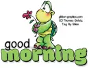 Good Morning, Animals, Turtle, Greetings, Cute