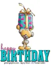 HAPPY BIRTHDAY, ANIMALS, PIMBOLI, CUTE