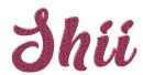 Pink text #7428- Shii