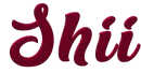 Maroon text #7427 - Shii