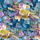 Seamless Summer Blues Background