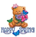 Happy Spring (Teddy Bear)