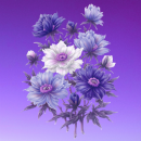 purple flowers