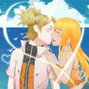 couple kissing by the beach