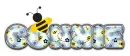 BLUE  FLY BEE CONNIE TEXT