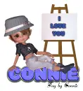 PAINT GIRL  CONNIE TEXT
