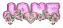 PINK DUSTY ROSE HEART JANE