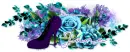 Jane - Purple Shoe & Roses Page Divider 