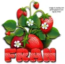 FRAN, FRUIT, STRAWBERRIES, FIRST NAMES