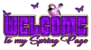 Welcome to my spring page