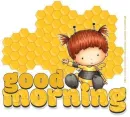 GOOD MORNING, CUTE, GIRLS, TOONS, GREETINGS, BEES