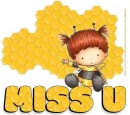 MISS U, FRIENDSHIP, CUTE, BEES, GIRLS
