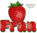 FRAN, FRUIT, STRAWBERRIES, FIRST NAMES