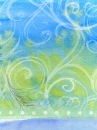 BLUE & YELLOW SWIRLS, BACKGROUNDS, ABSTRACT