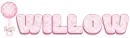 WILLOW, NAMES, BABY RATTLE, PINK
