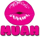 MUAH, LIPS, KISS, TEXT, PIXABAY
