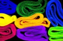 MULTI COLORED BEACH TOWEL BACKGROUND