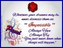 Pami - Dreams - Hope - Try - Impossible