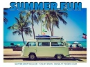 SUMMER FUN, VW VAN, SEASONS, BEACH