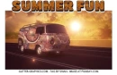 SUMMER FUN, VW VAN, SEASONS, BEACH