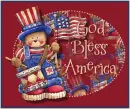 Patriotic Bear (God Bless America)