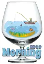GOOD MORNING, FISHING, CARTOONS, ANIMATED