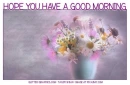 HOPE YOU HAVE A GOOD MORNING