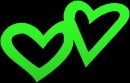 hearts green