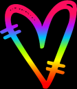 heart rainbow