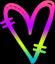 heart rainbow