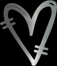 heart silver