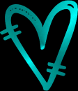 heart teal