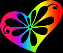 heart rainbow