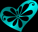heart teal