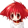 Red anime kitty