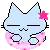 blue cat - swim