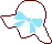 hat blue