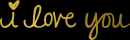 i love you