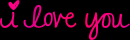 i love you