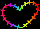 heart rainbow