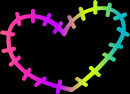 heart rainbow