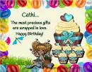 Cathi -Birthday - Cupcakes - Gift