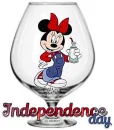 Independence Day, MINNIE MOUSE,GLASS, DISNEY, HOLIDAYS