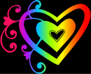 heart rainbow