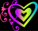 heart rainbow