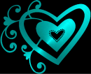 heart teal
