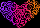 heart rainbow
